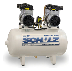 Compressor de Ar Odontológico Schulz CSD 18/100 100L 3HP