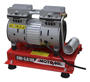 Compressor de Ar Portátil Motomil 1.361hp Isento de Óleo